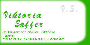 viktoria saffer business card