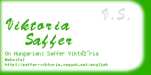 viktoria saffer business card